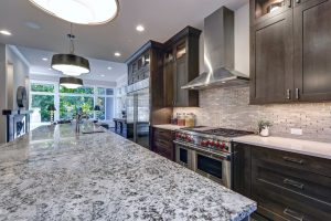 Kitchen with a New Backsplash and Countertops in Pittsburgh, PA